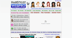 Desktop Screenshot of hairstylistwebpro.com